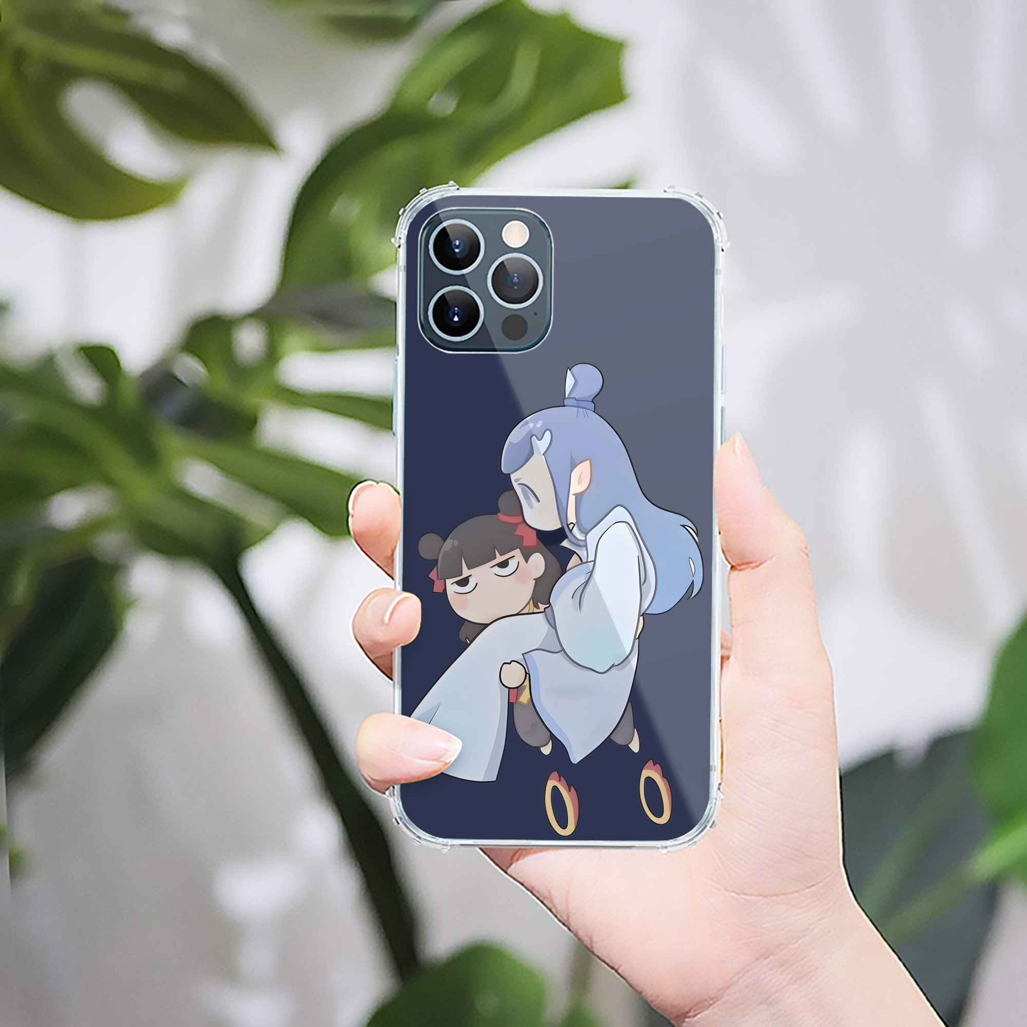 （画像用） Ne Zha 2 ナタ 魔童の大暴れ 【iPhone 12シリーズ対応】透明スマホケース（クリアソフトケース）